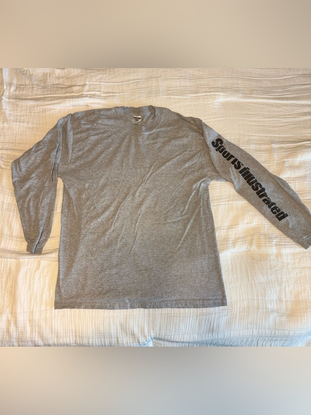 Vintage Y2K Streetwear Mens L Spell Out Sports Illustrated Long Sleeve T-Shirt